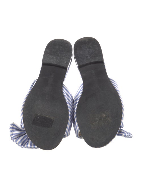 Neiman Marcus Striped Slides