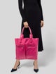 Neiman Marcus Embossed Leather Tote