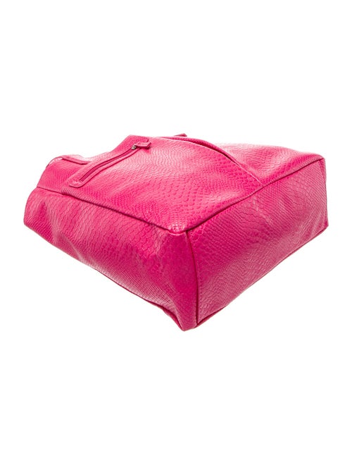 Neiman Marcus Embossed Leather Tote