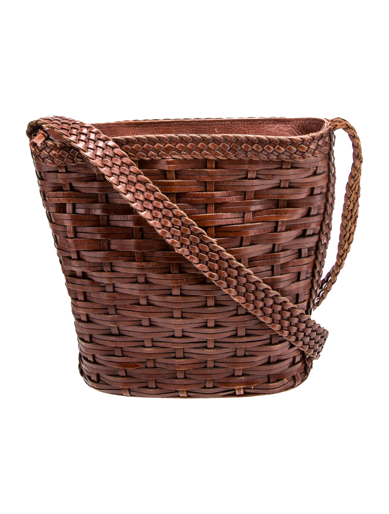 Saks Fifth Avenue Leather Bucket Bag