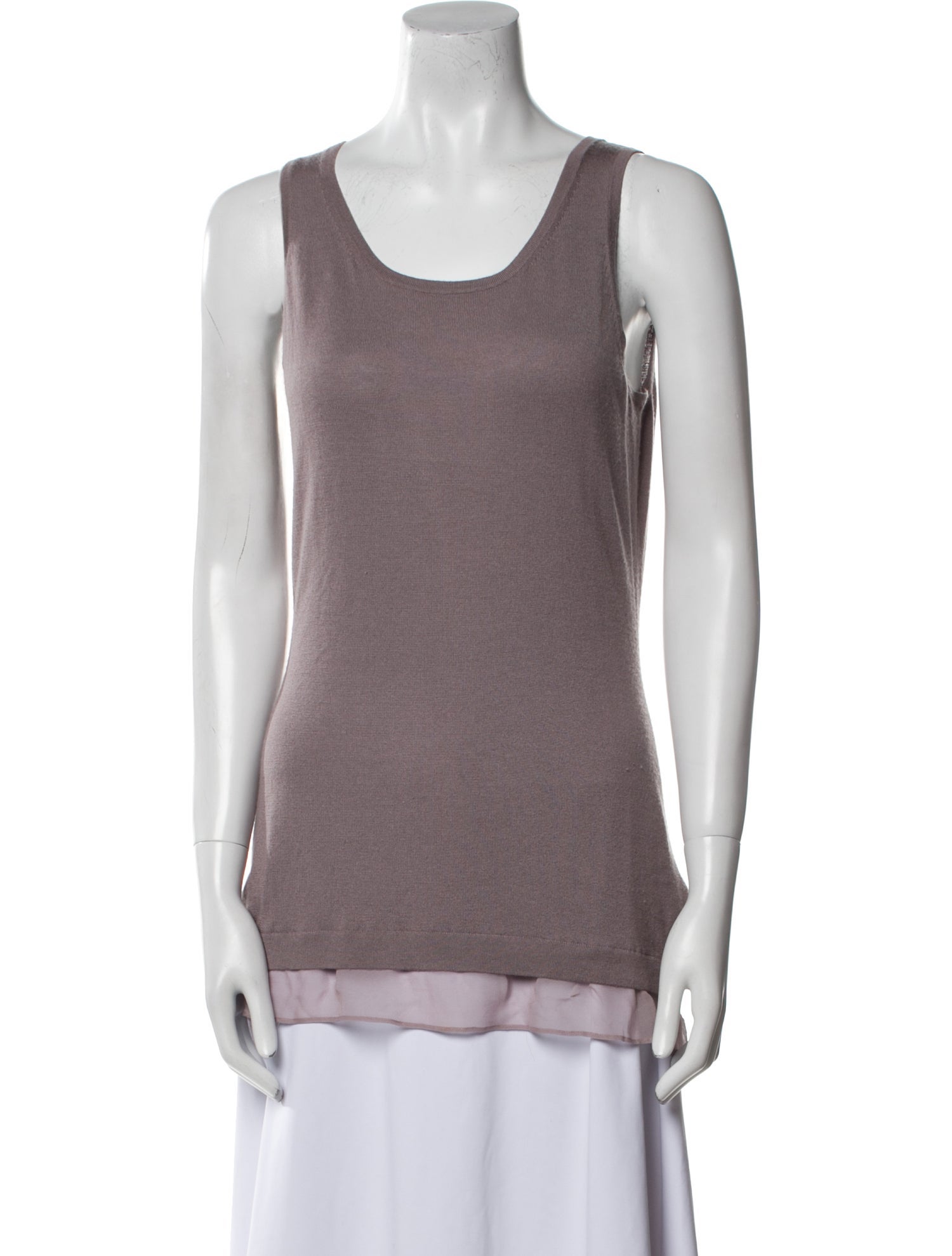 Neiman Marcus Silk Scoop Neck Top w/ Tags