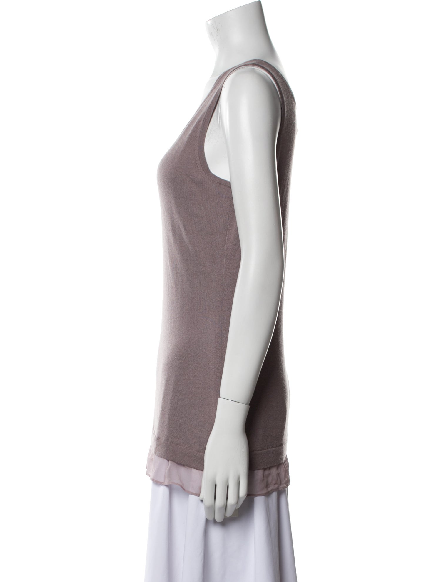 Neiman Marcus Silk Scoop Neck Top w/ Tags