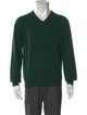 Neiman Marcus Cashmere V-Neck Pullover