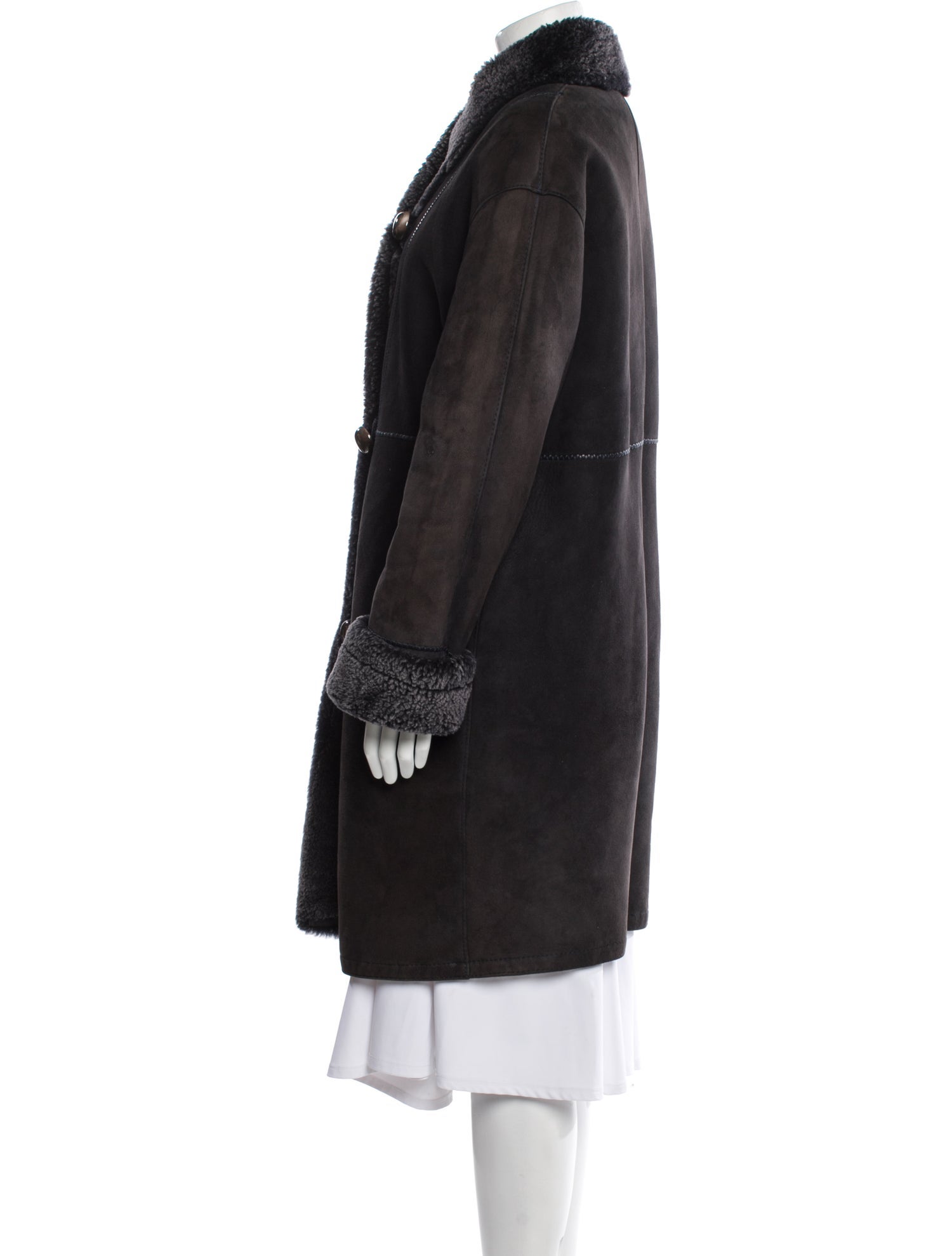 Neiman Marcus Shearling Fur Coat