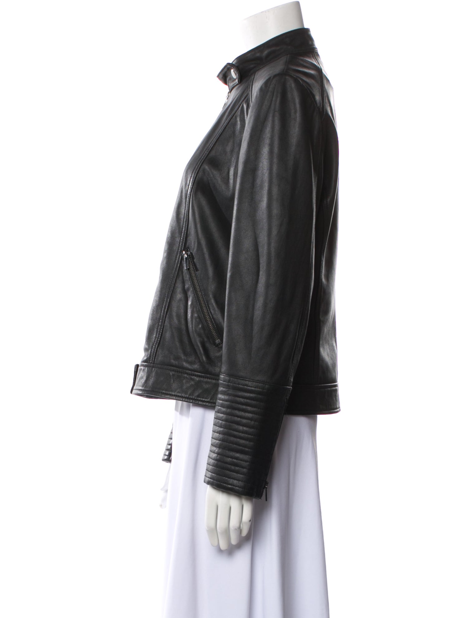 Neiman Marcus Leather Biker Jacket