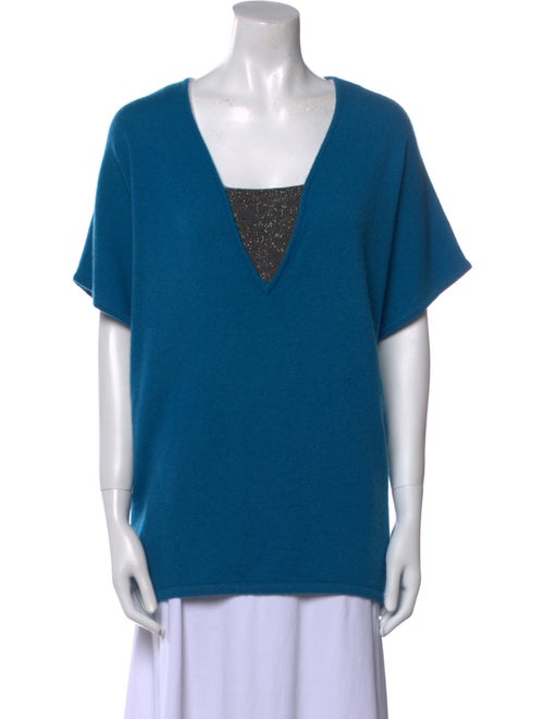 Neiman Marcus Cashmere V-Neck Sweater