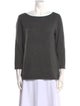 Neiman Marcus Cashmere Bateau Neckline Sweater