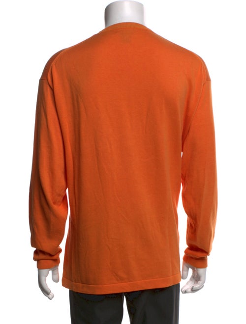 Neiman Marcus V-Neck Long Sleeve Pullover