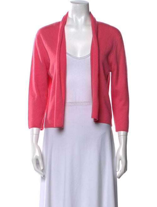 Neiman Marcus Cashmere Open Front Sweater