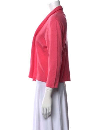 Neiman Marcus Cashmere Open Front Sweater