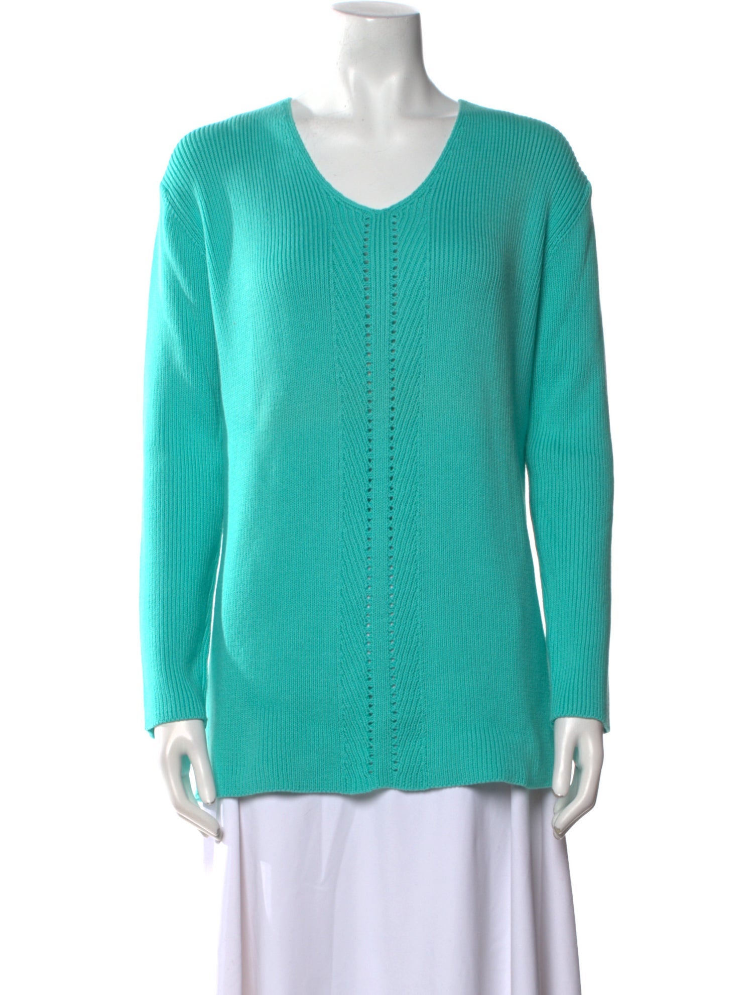 Neiman Marcus Scoop Neck Sweater