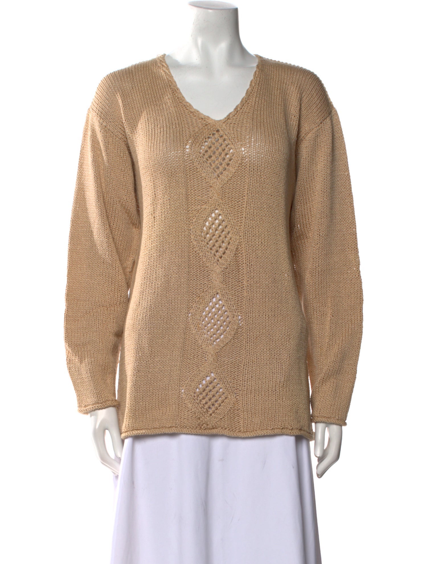 Neiman Marcus V-Neck Sweater