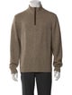 Neiman Marcus Camel Hair Mock Neck Pullover