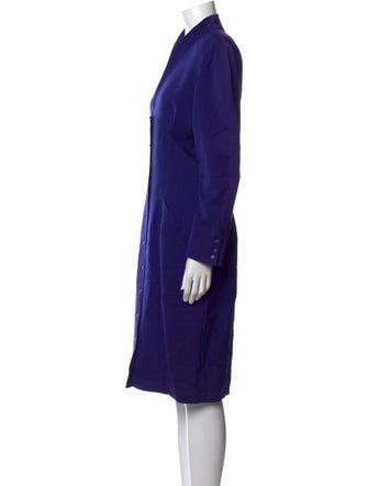 Neiman Marcus Wool Midi Length Dress