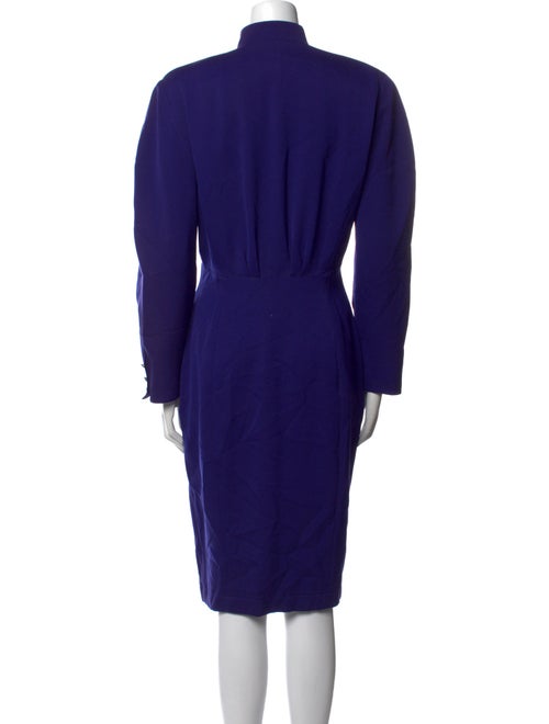 Neiman Marcus Wool Midi Length Dress