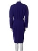 Neiman Marcus Wool Midi Length Dress