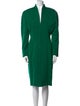 Neiman Marcus Wool Midi Length Dress