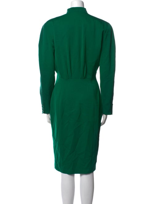 Neiman Marcus Wool Midi Length Dress