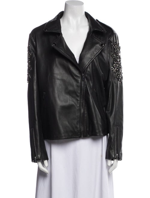 Neiman Marcus Leather Biker Jacket