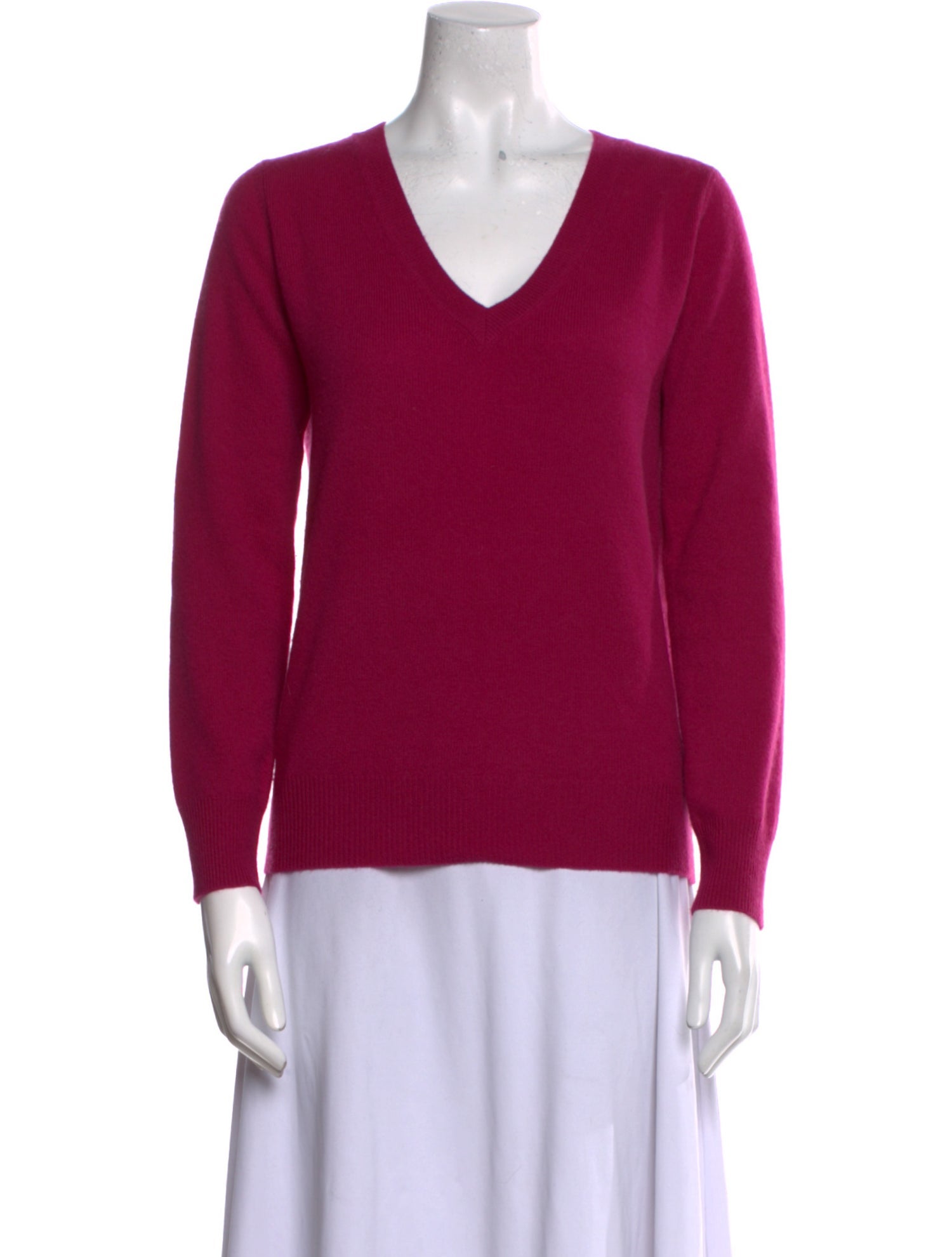 Neiman Marcus Cashmere V-Neck Sweater