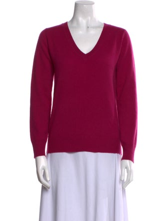 Neiman Marcus Cashmere V-Neck Sweater
