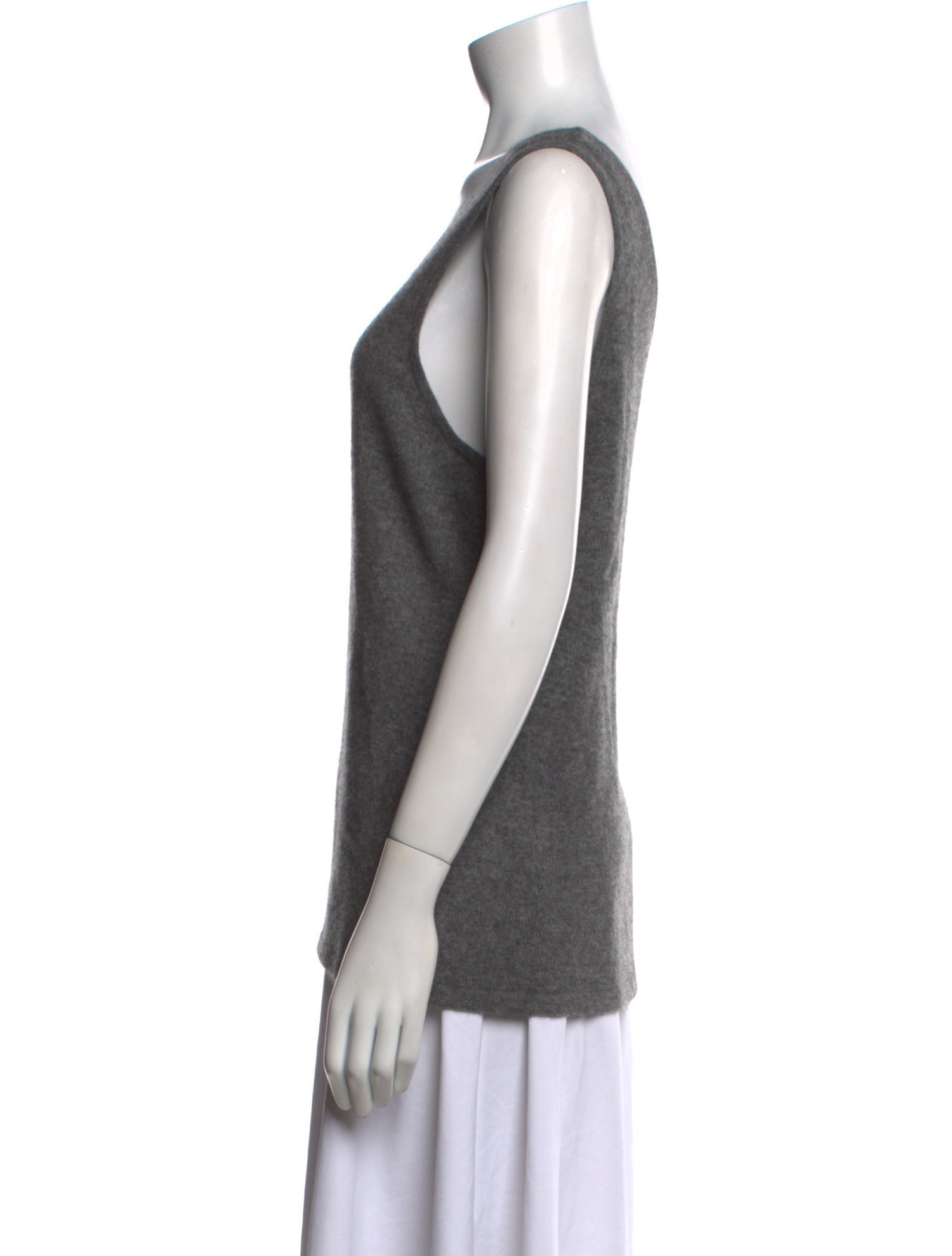 Neiman Marcus Cashmere Scoop Neck Top w/ Tags
