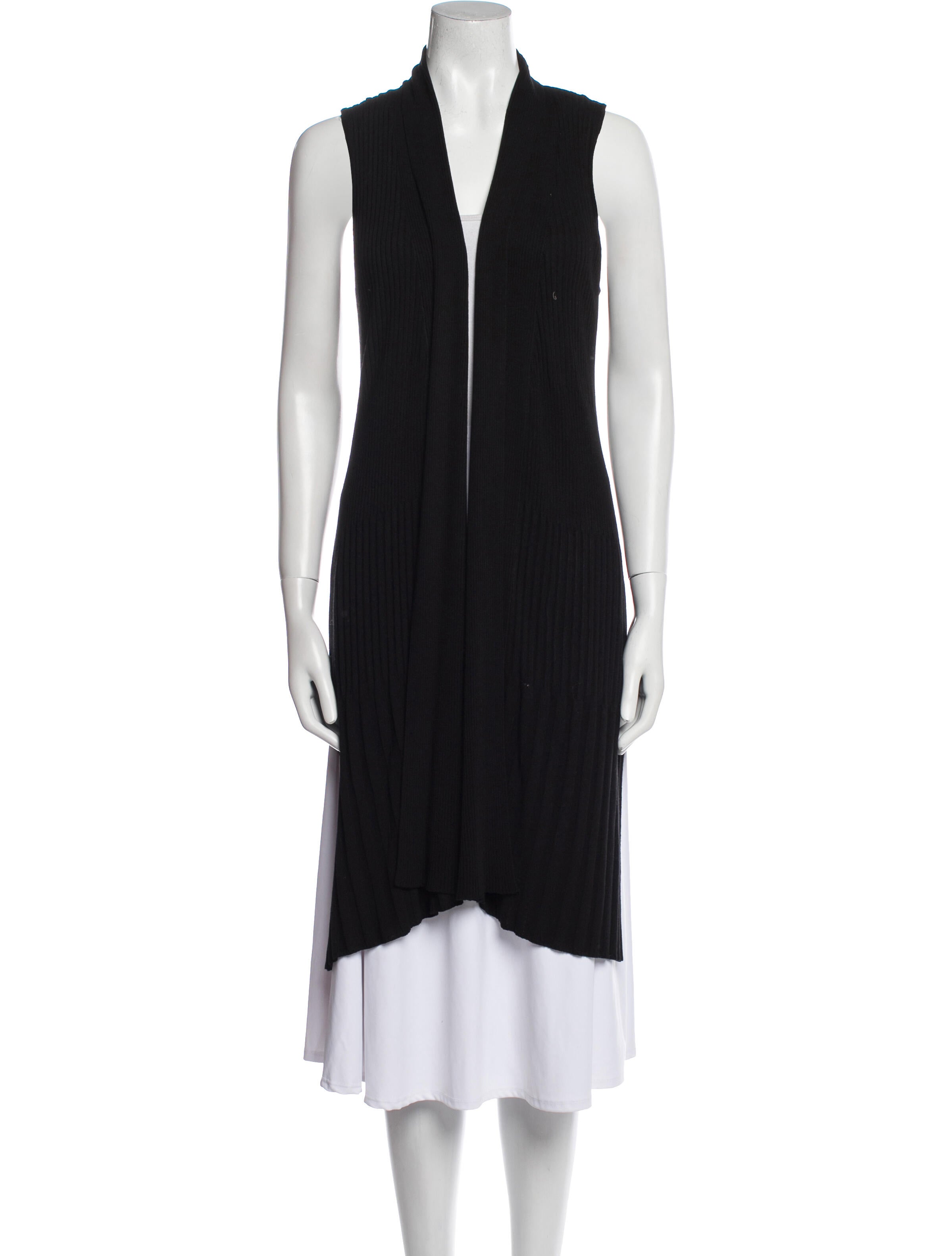 Neiman Marcus Plunge Neckline Sweater