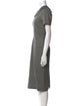 Neiman Marcus Wool Midi Length Dress