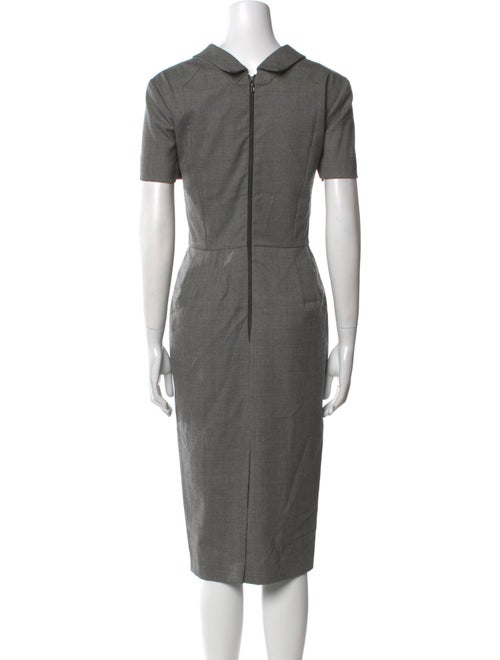 Neiman Marcus Wool Midi Length Dress