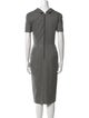 Neiman Marcus Wool Midi Length Dress