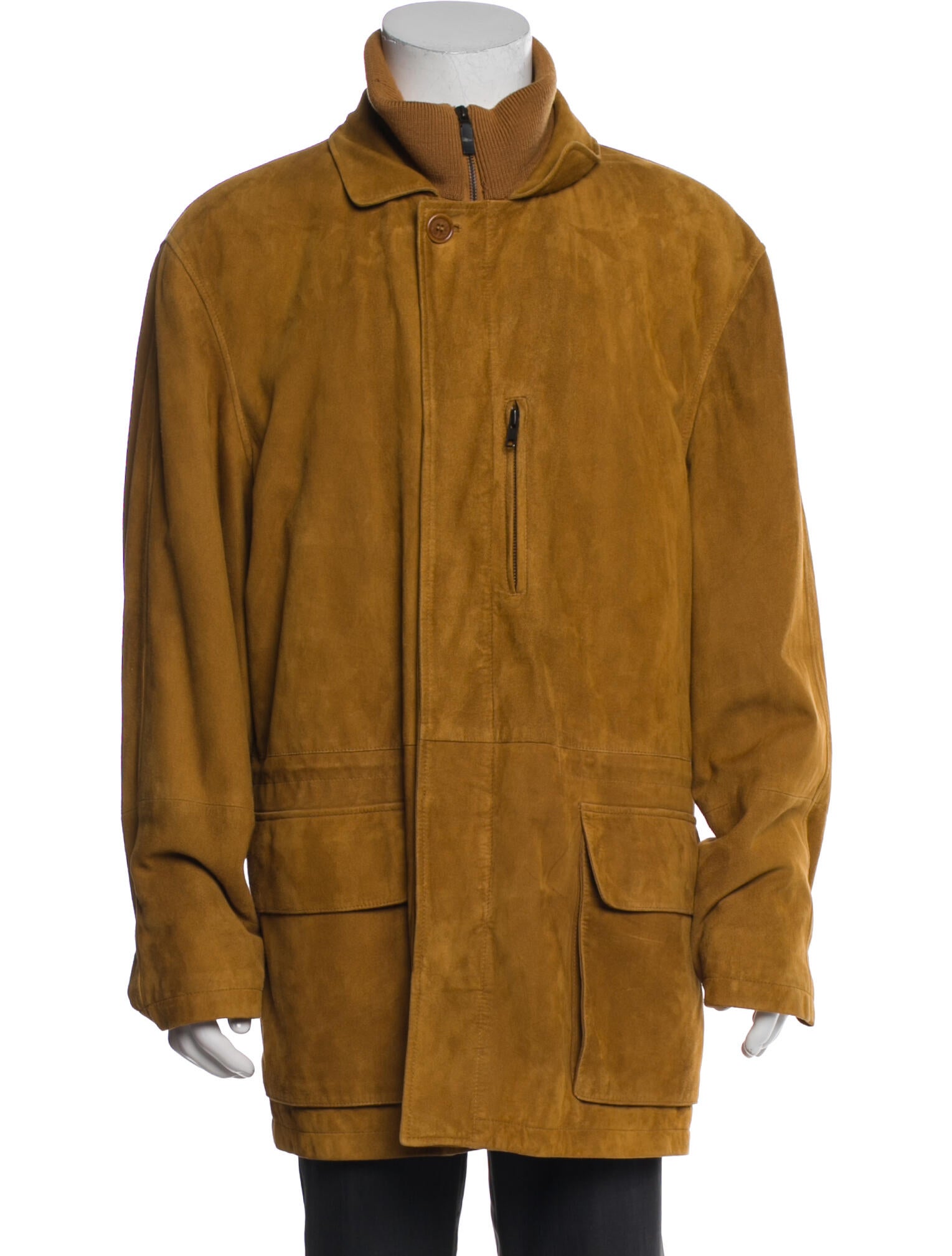 Neiman Marcus Leather Parka