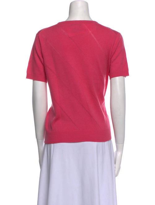 Neiman Marcus Cashmere Crew Neck T-Shirt