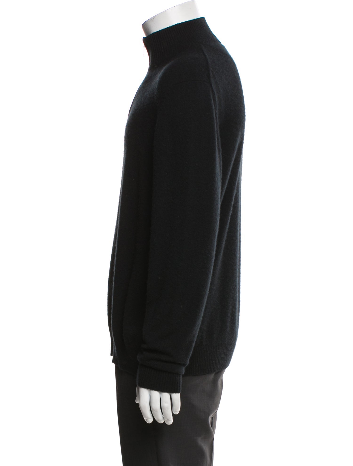 Neiman Marcus Cashmere Turtleneck Polo Sweater