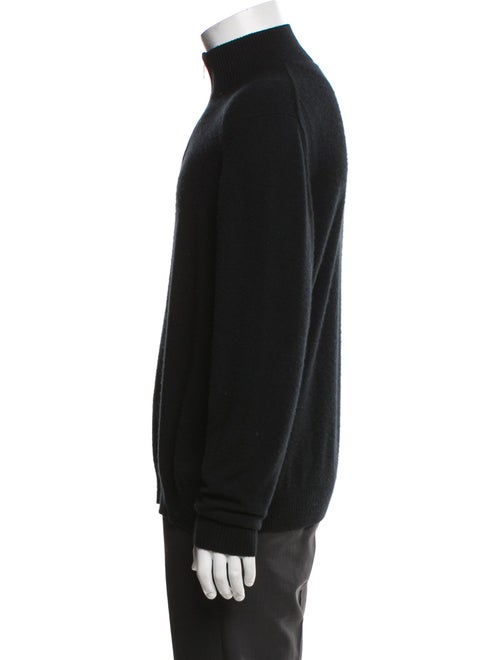Neiman Marcus Cashmere Turtleneck Polo Sweater