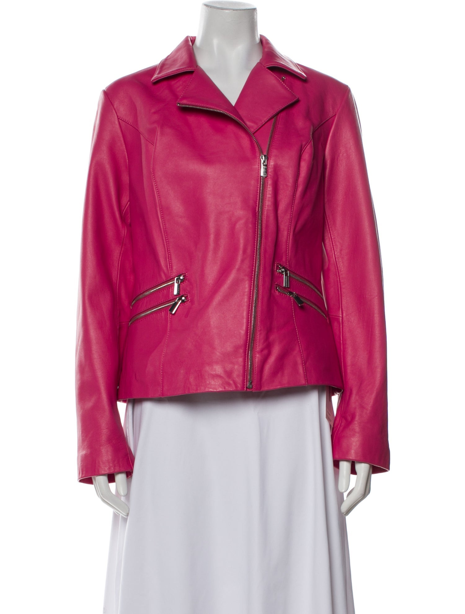 Neiman Marcus Leather Biker Jacket