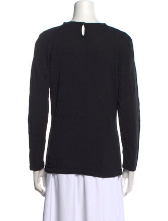Neiman Marcus Merino Wool Crew Neck Sweater