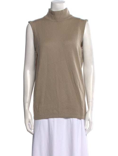 Neiman Marcus Cashmere Mock Neck Sweater
