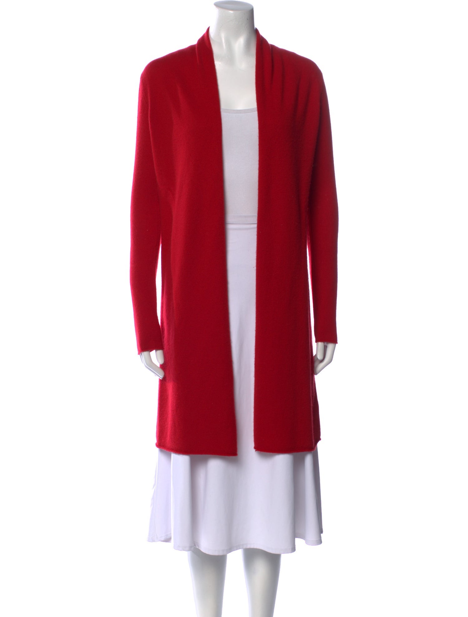 Neiman Marcus Cashmere Open Front Sweater