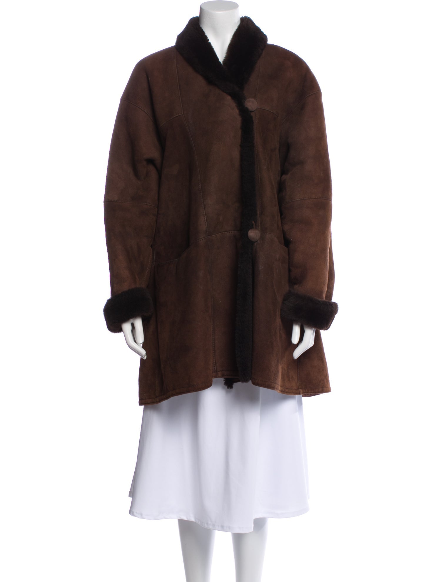 Neiman Marcus Faux Fur Coat