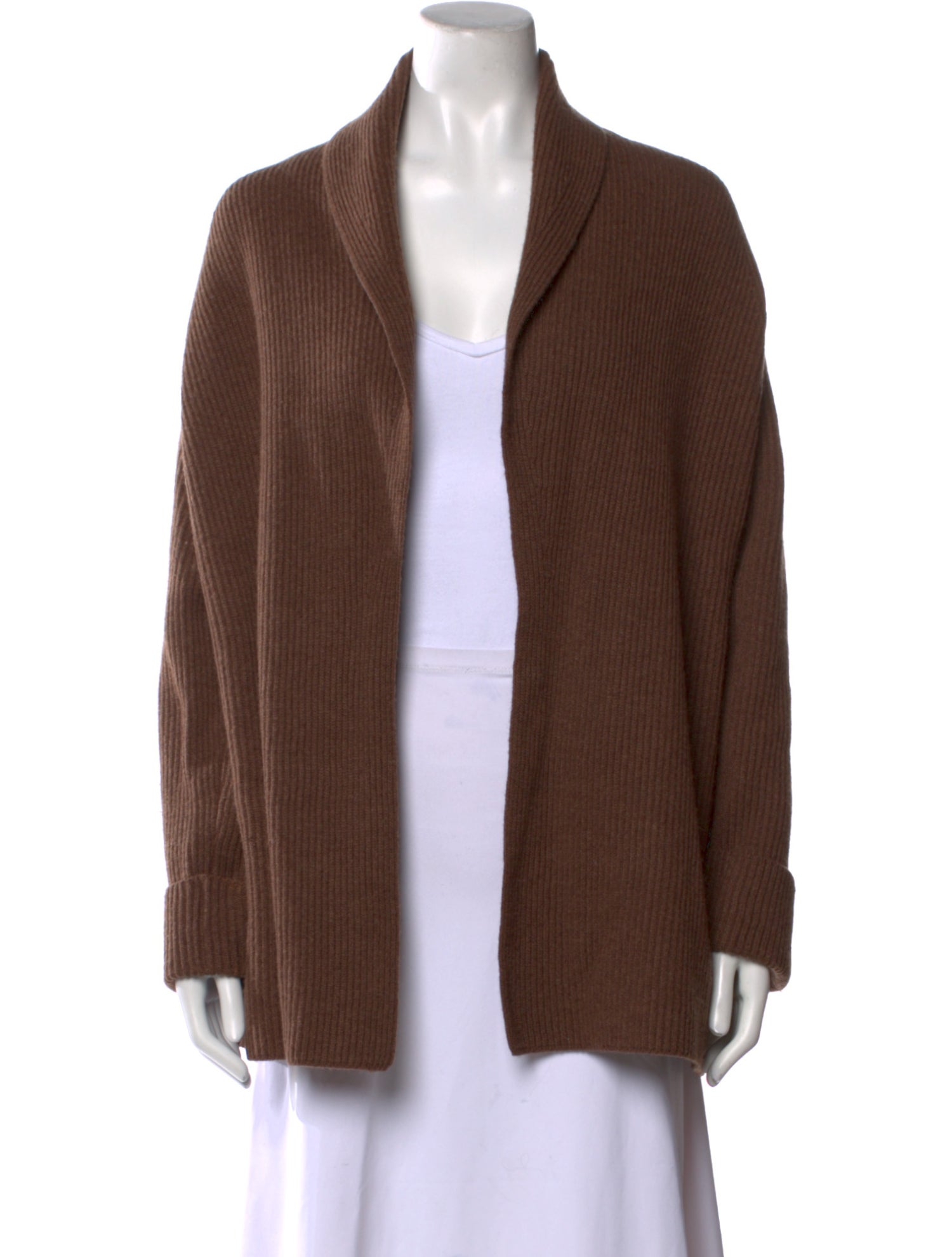 Neiman Marcus Cashmere Open Front Sweater