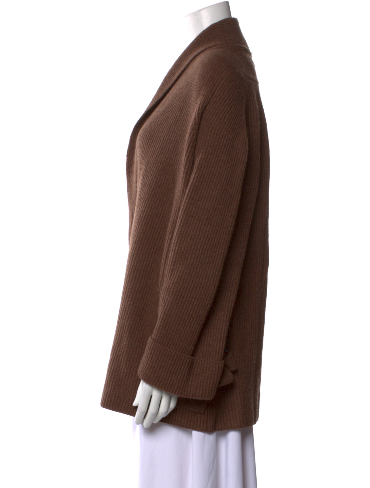 Neiman Marcus Cashmere Open Front Sweater