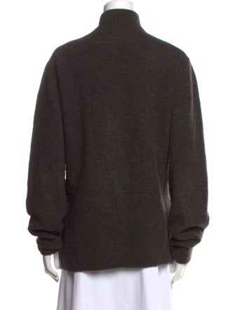 Neiman Marcus Wool Mock Neck Sweater