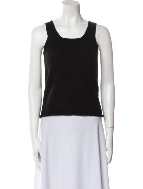 Neiman Marcus Cashmere Scoop Neck Top