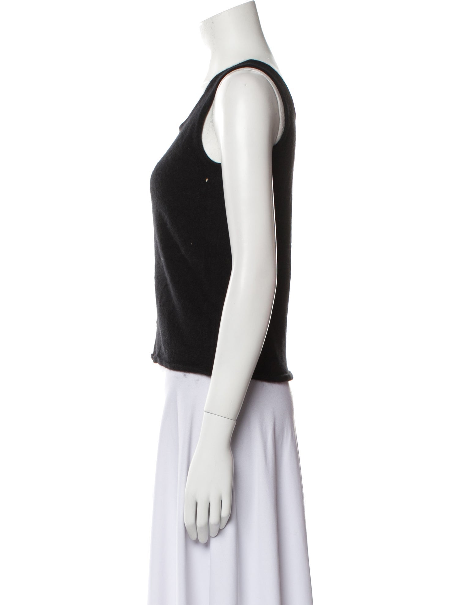 Neiman Marcus Cashmere Scoop Neck Top