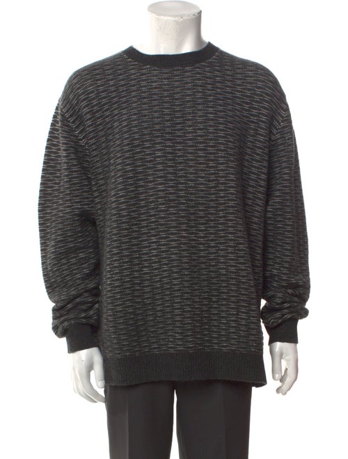 Neiman Marcus Cashmere Printed Pullover