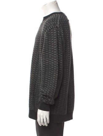 Neiman Marcus Cashmere Printed Pullover