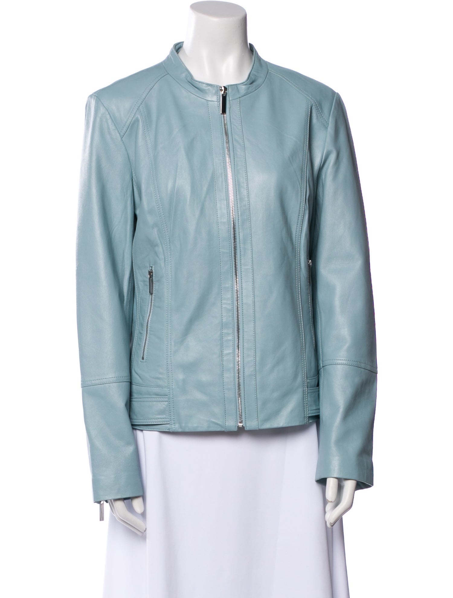 Neiman Marcus Leather Biker Jacket