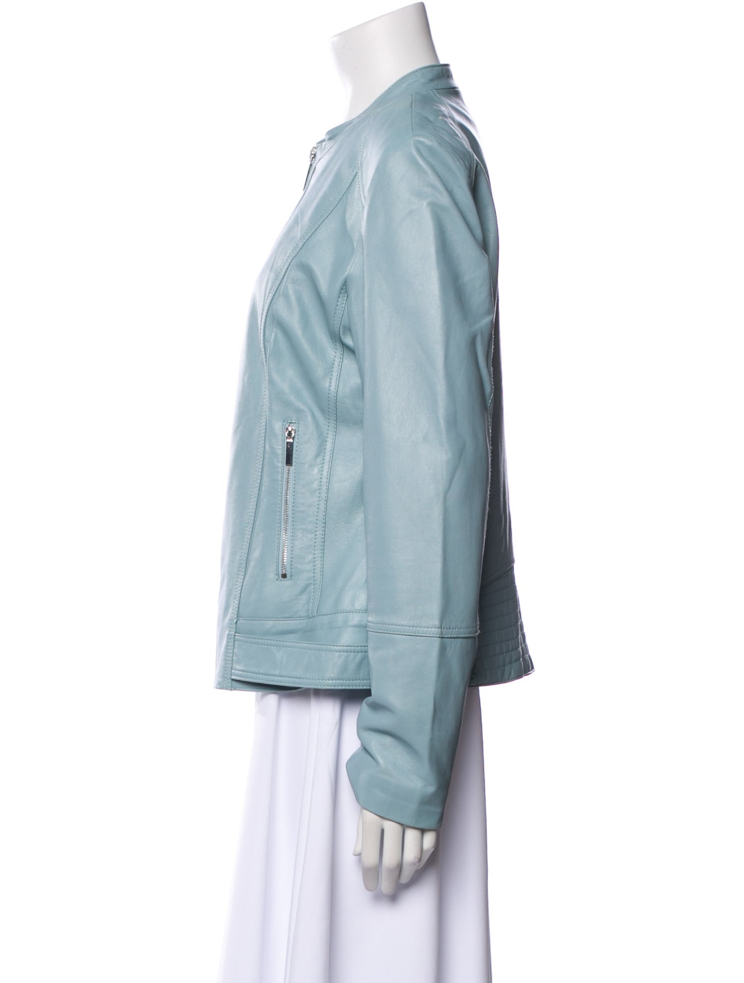 Neiman Marcus Leather Biker Jacket