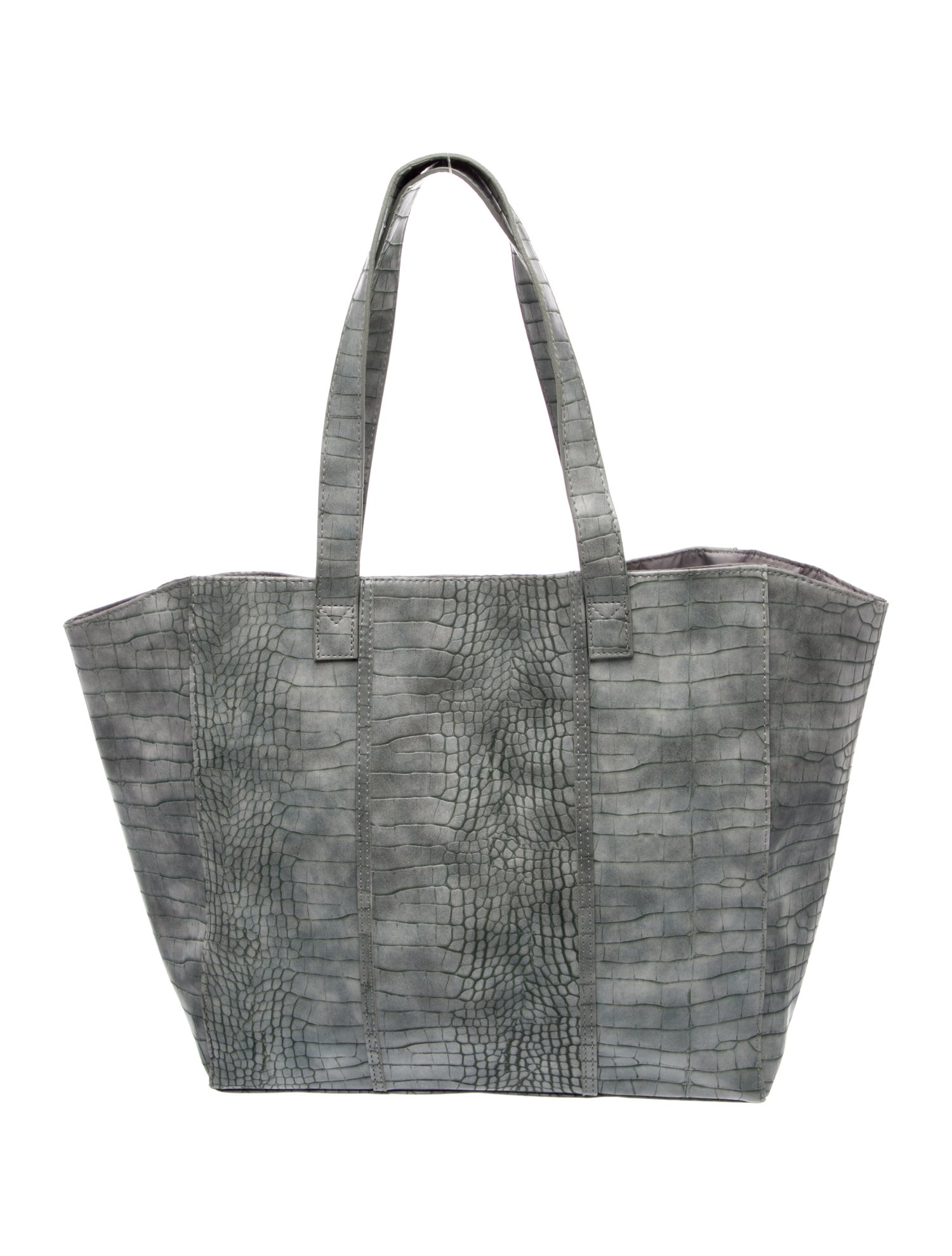 Neiman Marcus Embossed Leather Tote