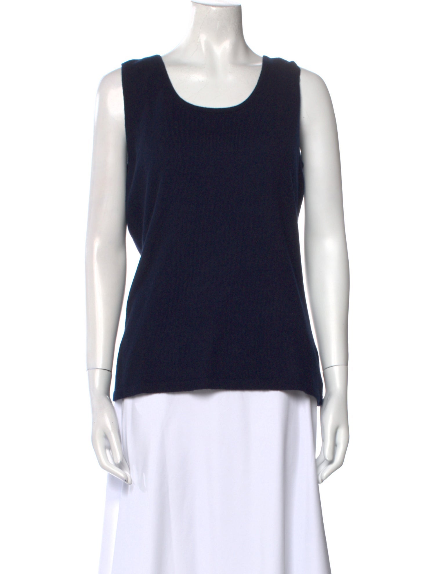 Neiman Marcus Cashmere Scoop Neck Top w/ Tags